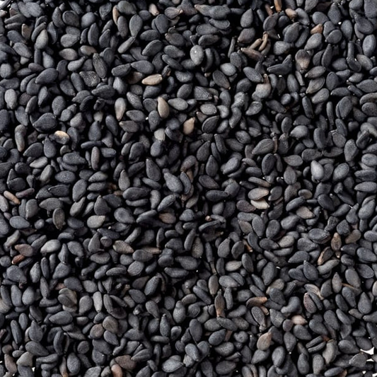 a little black sesame seeds