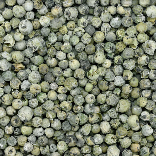 a lot of green peppercorns