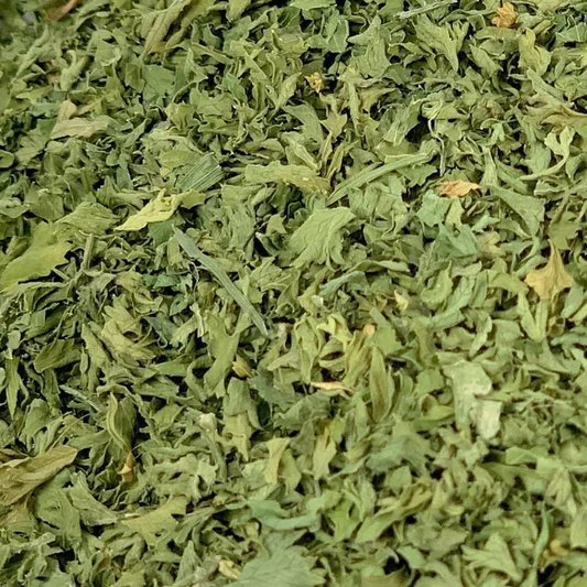 a lot of parsley flakes